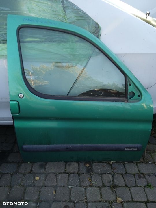 BERLINGO PARTNER 96-11 DRZWI PRAWY PRZÓD ZAMEK PODNOSNIK KLAMKA SZYBA LISTWA BOCZEK OGRANICZNIK - 2