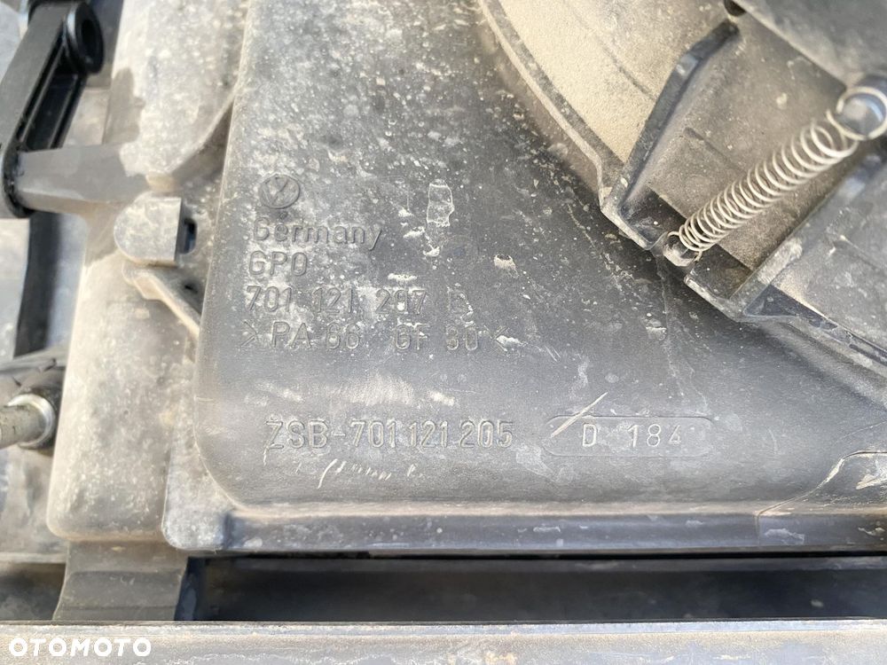 VW TRANSPORTER T4 96- ZESTAW CHŁODNICE WENTYLATORY DEMONTAŻ ORYGINAŁ - 9