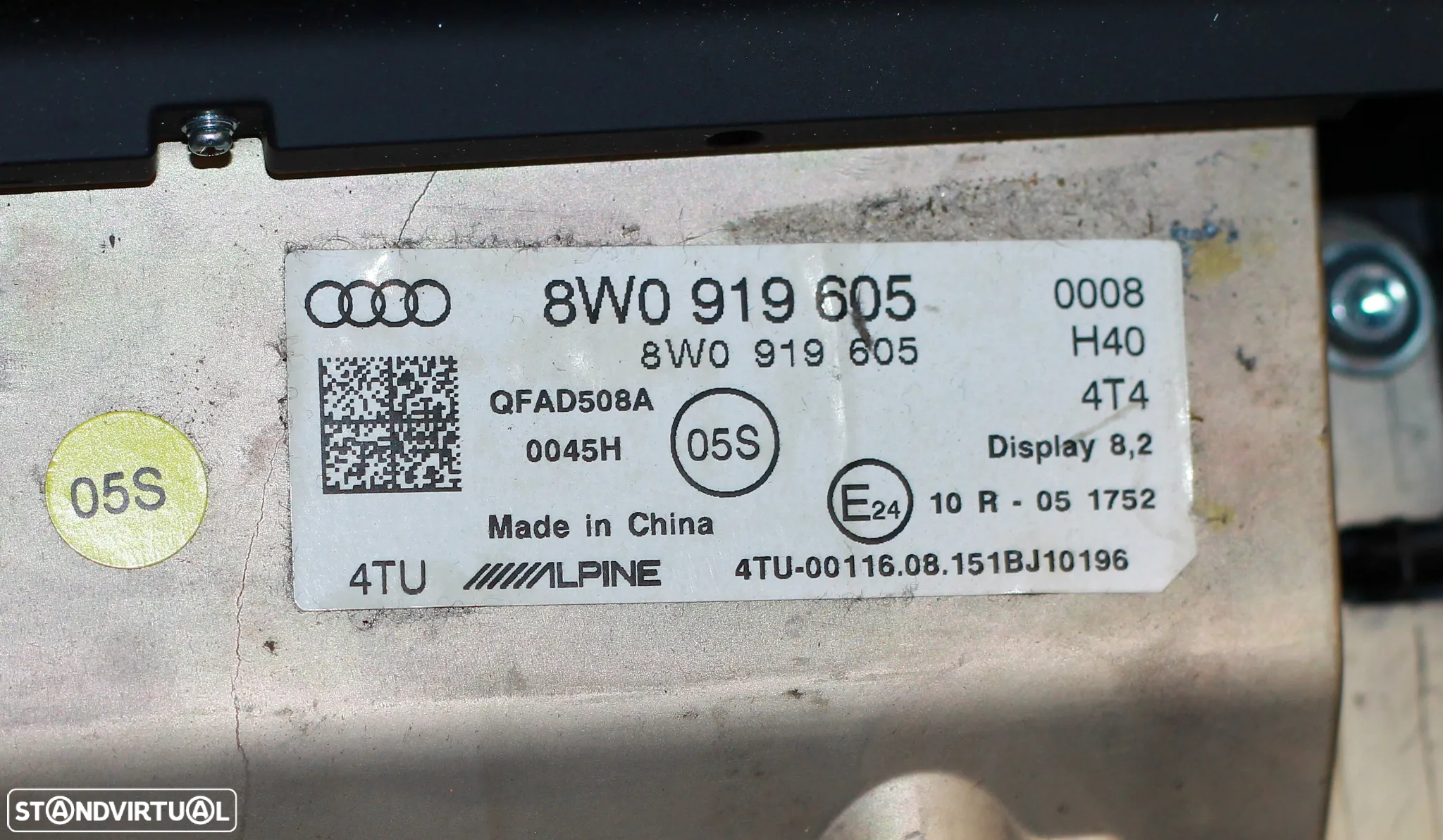 CONJUNTO AUDI A4 8W - 13