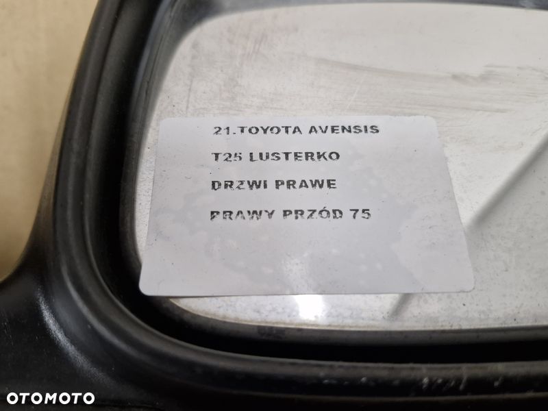toyota avensis t25 lusterko drzwi prawe prawy przód 3 pin - 9