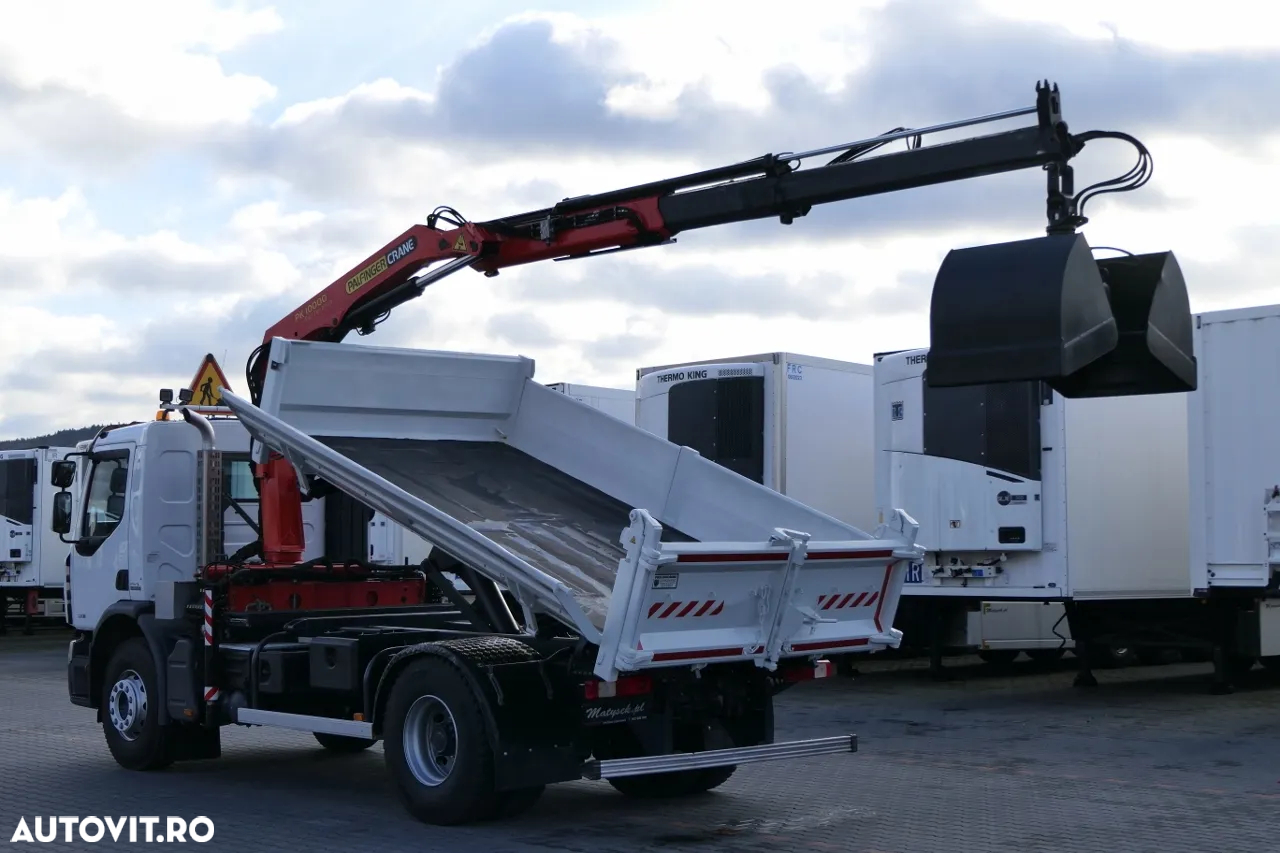 Renault PREMIUM 19T - 320 DXI / Basculant + HDS / Hydroboard / 3-SIDED KIPPER - 4.25M / EURO 5 - 3