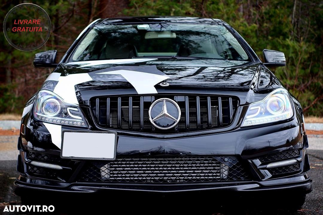 Grila Centrala Mercedes C-Class W204 S204 Limousine Station Wagon (2007-2014) GT-R- livrare gratuita - 8