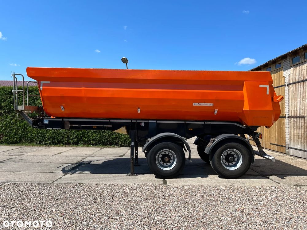 Schwarzmuller SM K-serie oś skrętna rynna Hardox 38t dmc zestaw naczepa wywrotka - 3