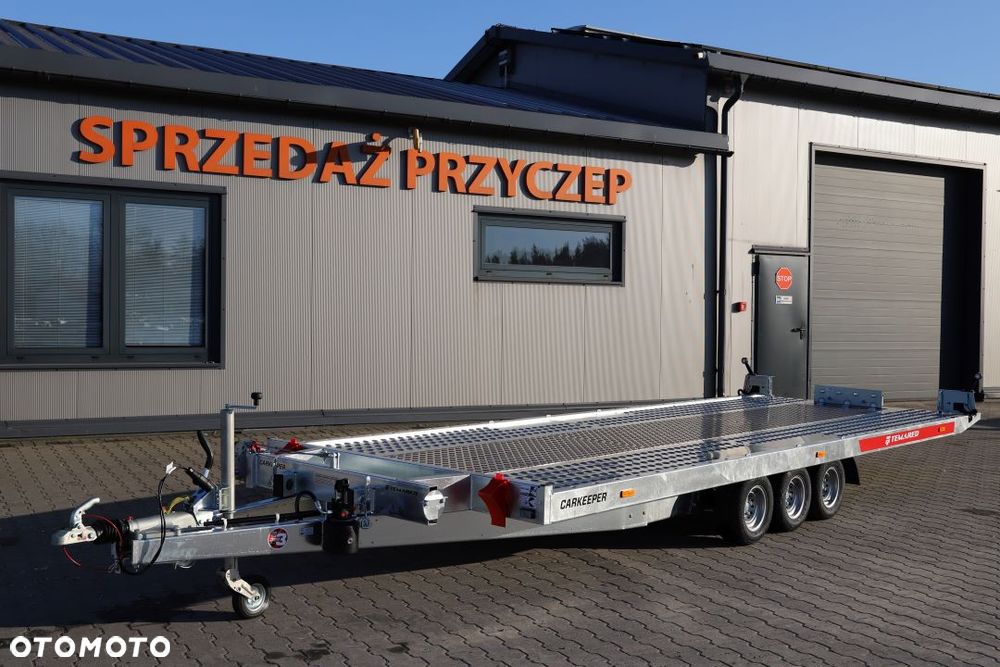 TEMARED /MARTZ CARKEEPER 5820/3 3,5T 580x207cm, Uchylna hydraulicznie , Wypełnienie blachą alu, 3 osie, DMC 3500kg ,koła 10C - 1