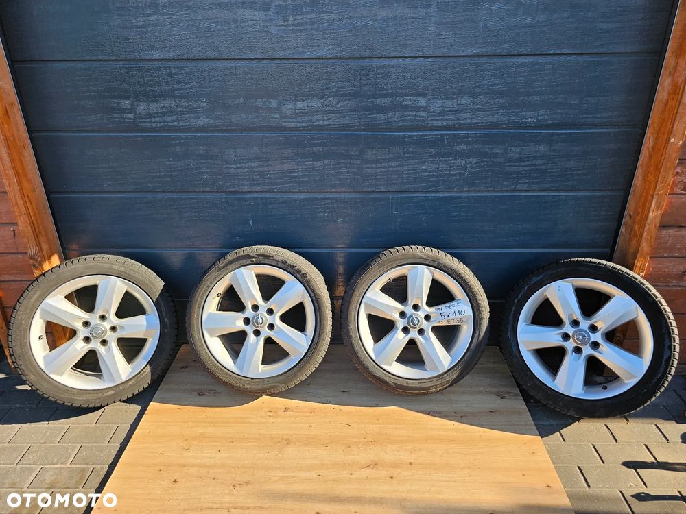 KOŁA FELGI ALUMINIOWE OPONY OPEL VECTRA C ASTRA H ZAFIRA B MERIVA B SIGNUM 17" 7J 5x110 ET35 225/45/17 - 1