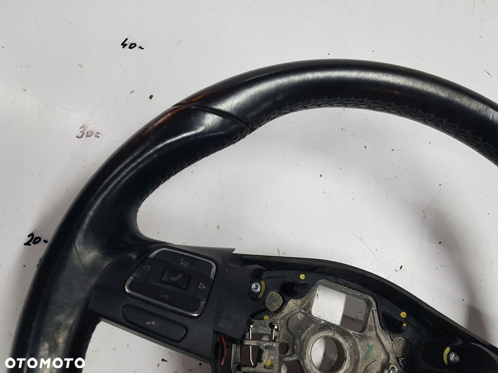 VW PASSAT B7 10-14r PASSAT CC GOLF VI KIEROWNICA SKÓRZANA 3C8419091BE - 3