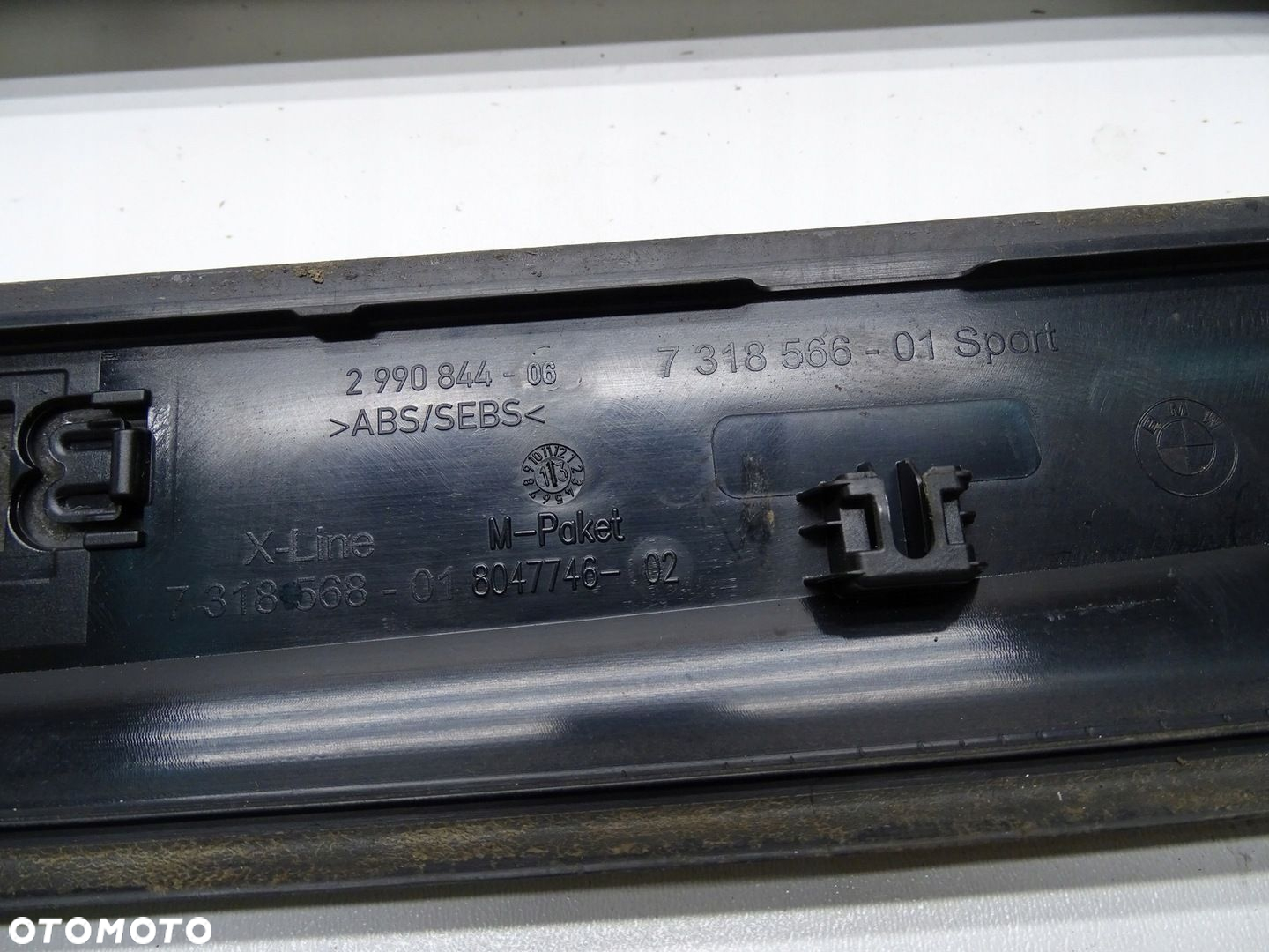 LISTWY PROGOWE NAKŁADKI PROGU BMW E92 E93 M-PAKIET KOMPLET 7900775 - 16
