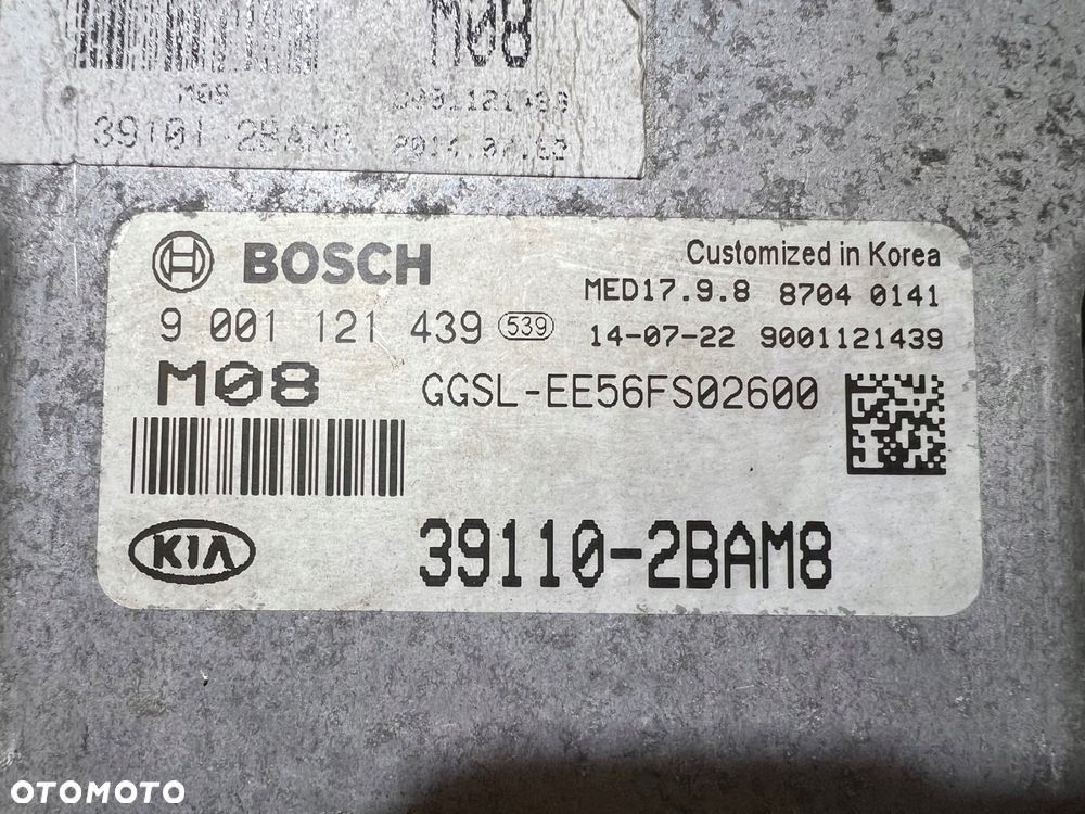 kia sportage 3 iii 1.6 gdi komputer sterownik silnika 39110-2bam8 - 6