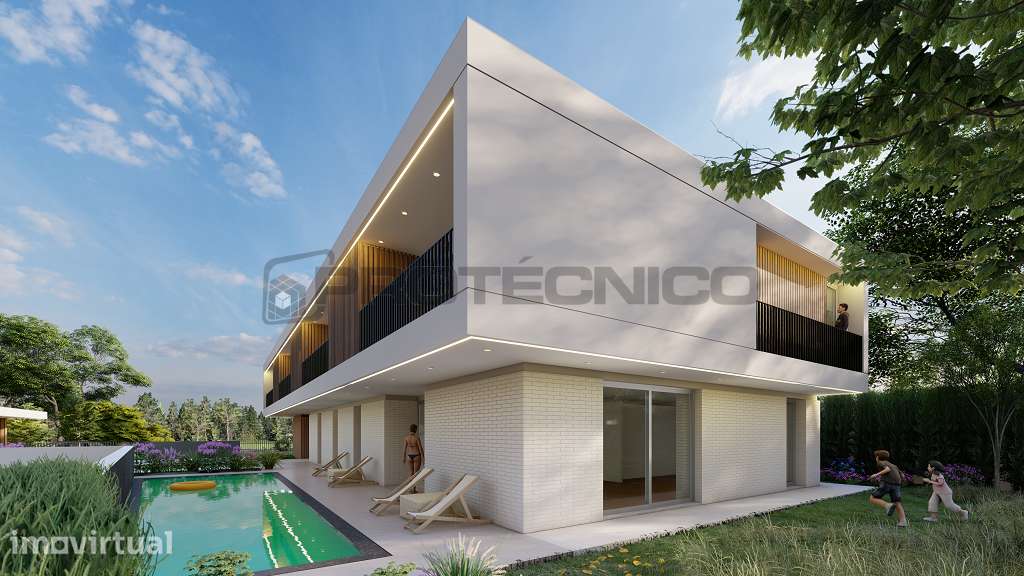 Elegante T1 de Excelentes Áreas com Piscina e Jardim - Grande imagem: 2/14