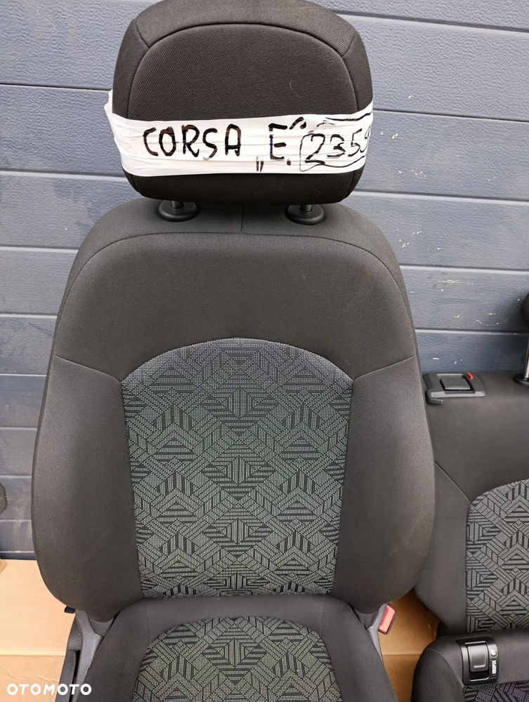 OPEL CORSA E 5D FOTELE SIEDZENIA KANAPA KOMPLET GRZANE - 3