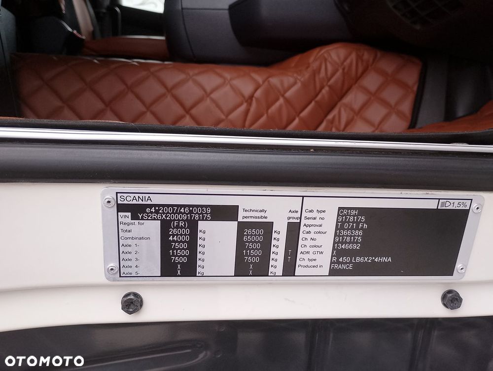 Scania R 450 6X2 315/70R22,5 PODŁOGA ALUMINIOWA - 31