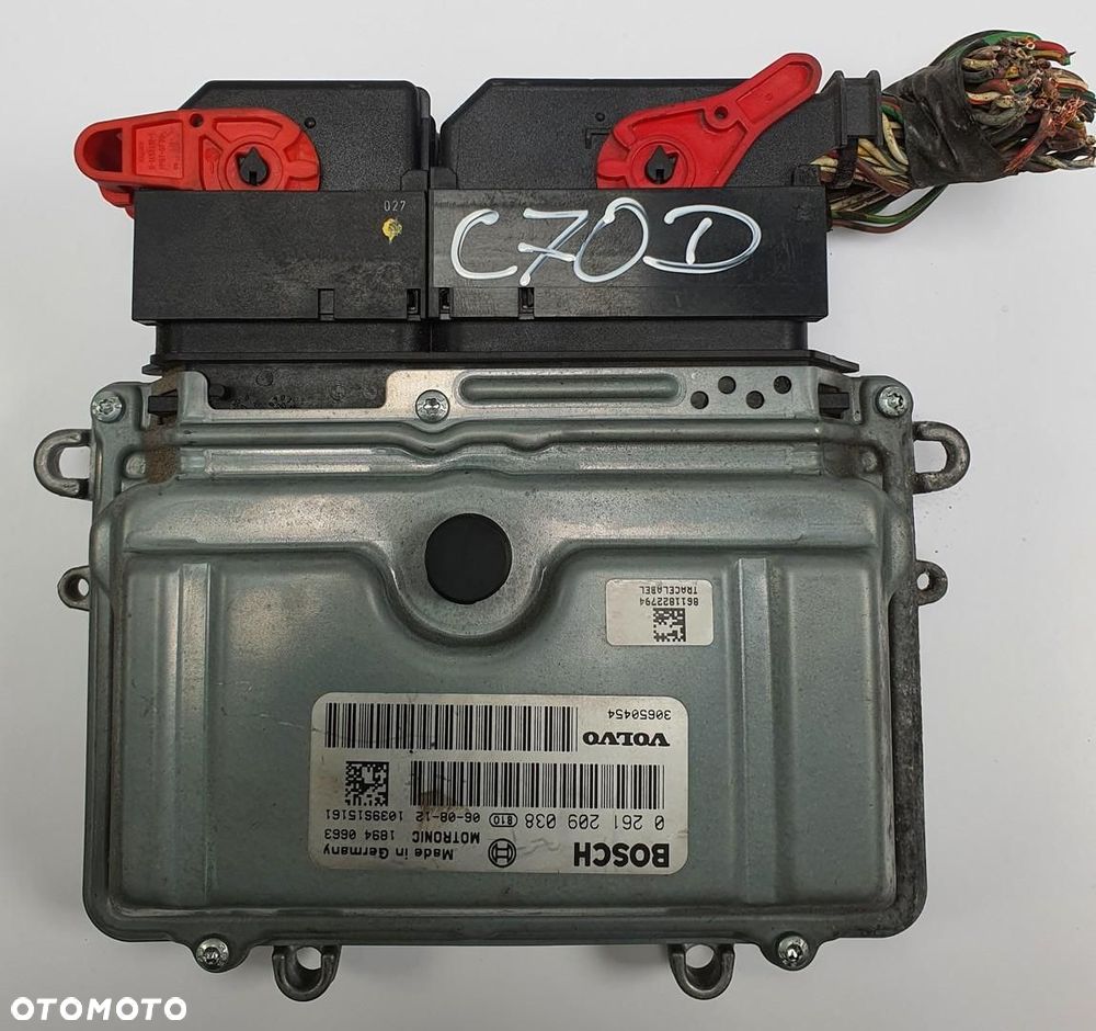 KOMPUTER STEROWNIK SILNIKA VOLVO C70 II 2.5 T 0261209038 30650454 - 1