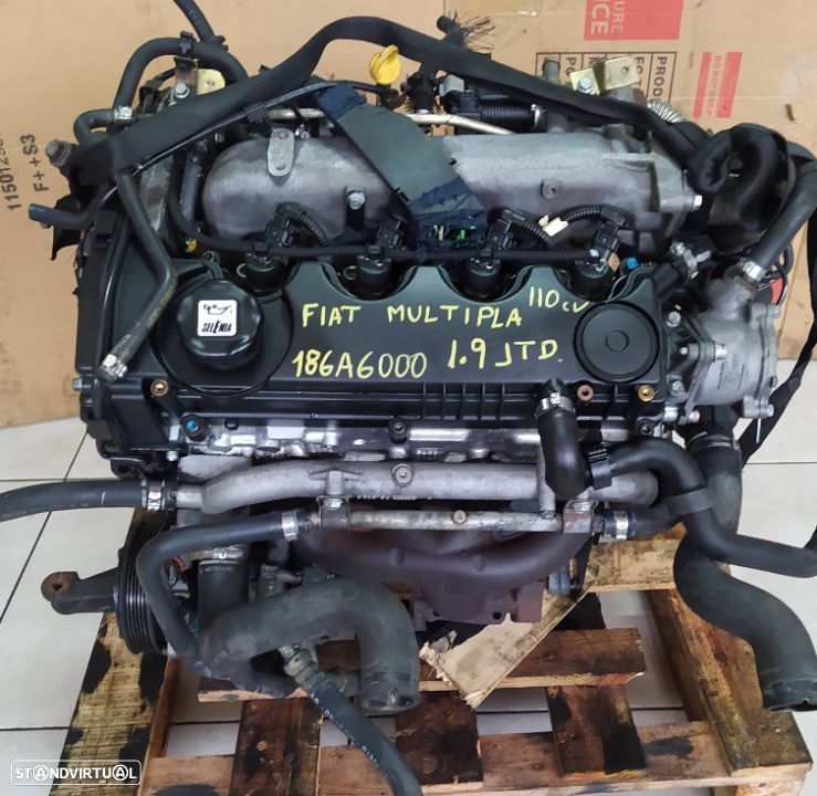 Motor Fiat multipla 1.9 JTD 110cv 186A6 caixa velocidades - 2