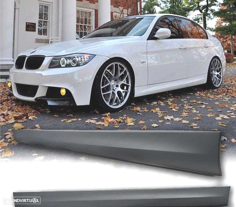 KIT CARROÇARIA BMW E91 TOURING 08-12 LOOK M PDC SRA PLASTICO ABS - 5