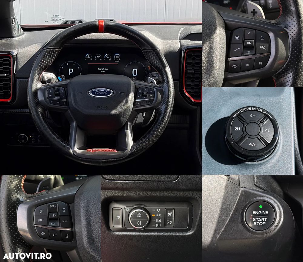 Ford Ranger 3.0 EcoBoost 288 CP 4x4 Cabina Dubla Raptor Aut. - 22