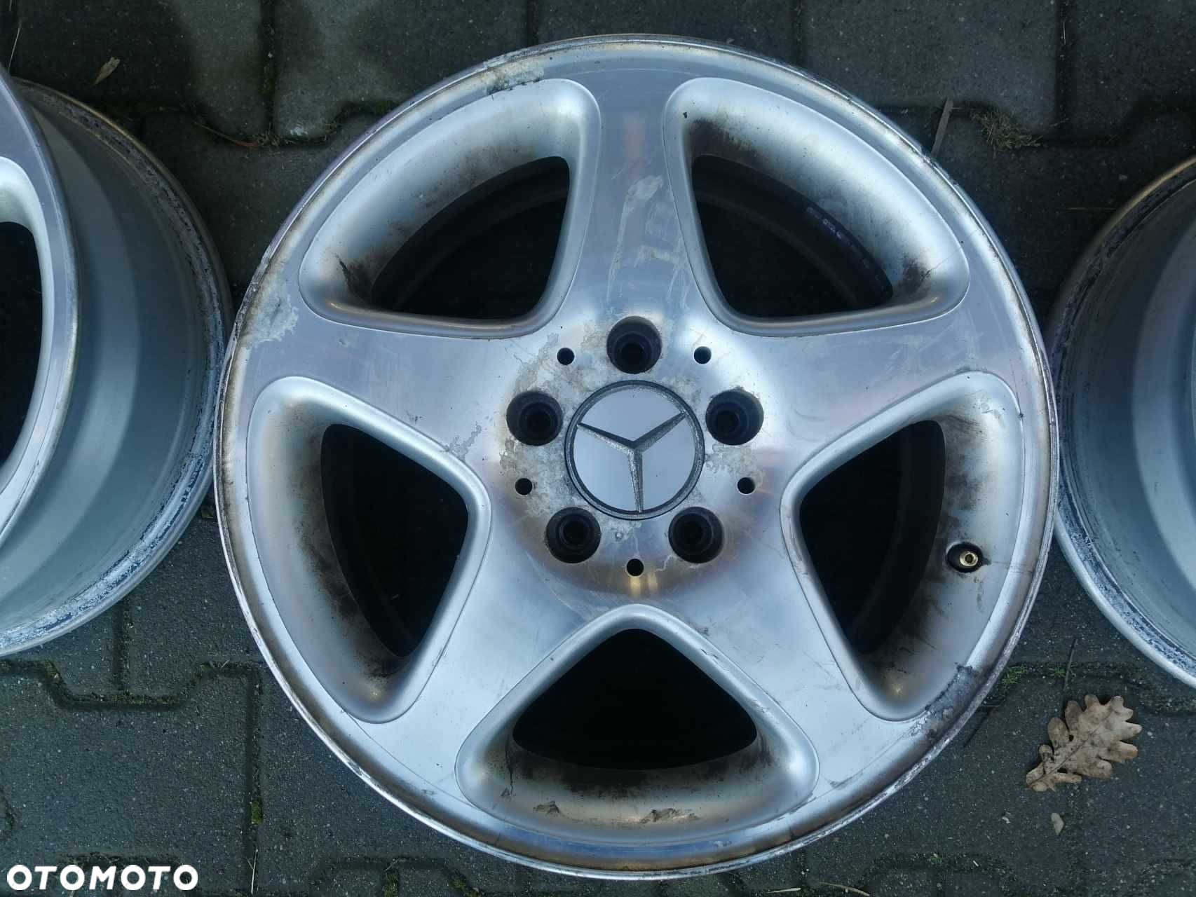 Felgi Mercedes 16 cali aluminiowe rozstaw 5x112 oryginał komplet - 5