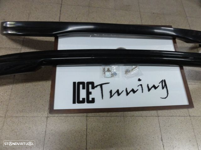 Kit Lip / Spoiler frontal + Traseiro  Honda Civic 92-95 3 Portas Type R style em plástico ABS - 2