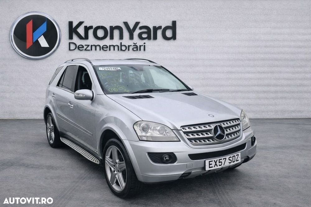 Bara fata Mercedes ML W164 2005 - 2008 ARGINTIU (776) Diesel model fara spalatoare far - 9