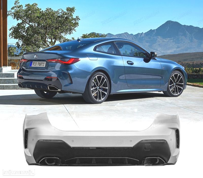 PARA-CHOQUES TRASEIRO BMW G22 G23 20-24 LOOK M 440I PDC PARK ASSIST - 1