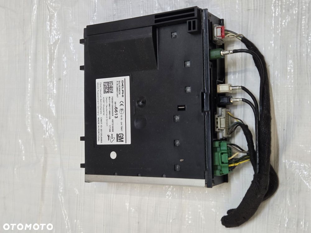 OPEL INSIGNIA B MODUŁ STEROWNIK RADIA SILVERBOX 39106613 - 1
