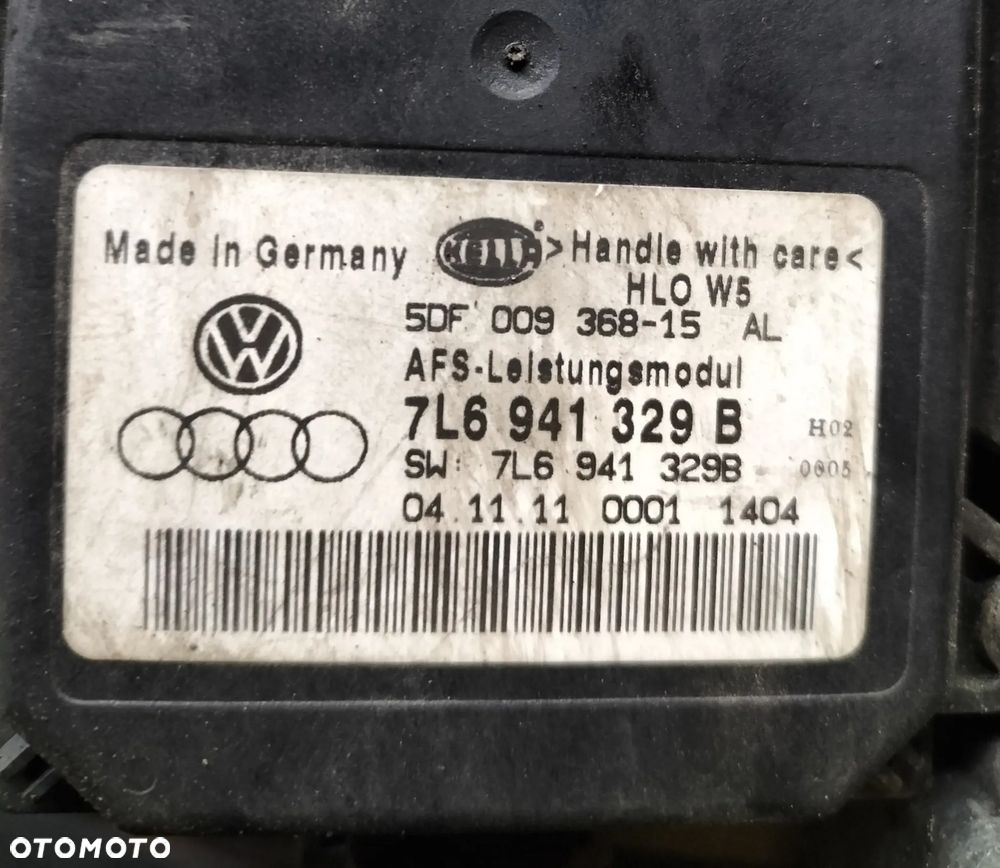 SKODA OCTAVIA 2 II LIFT LAMPA PRZEDNIA LEWA BI-XENON SKRĘTNY KOMPLETNA - 5