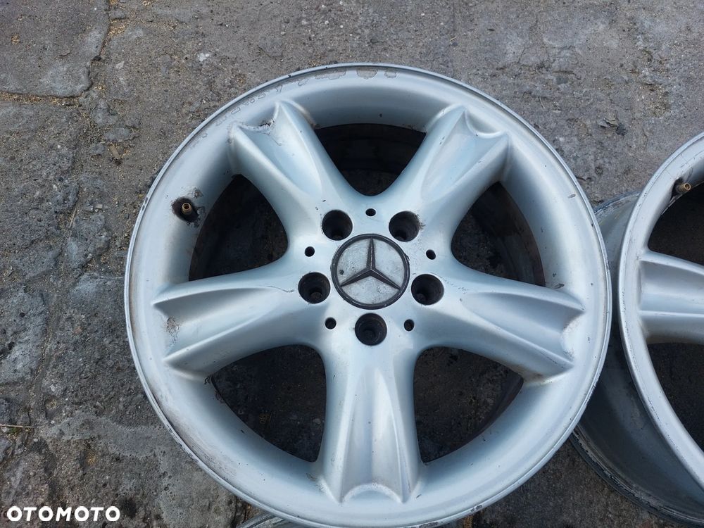 MERCEDES W203 FELGI ALUMINIOWE R16 7J ET37 5X112 ORYGINAŁ PROSTE ! - 5