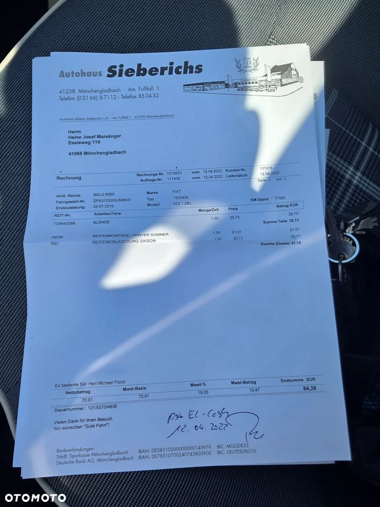 Fiat 500 1.2 8V Start&Stopp Lounge - 22