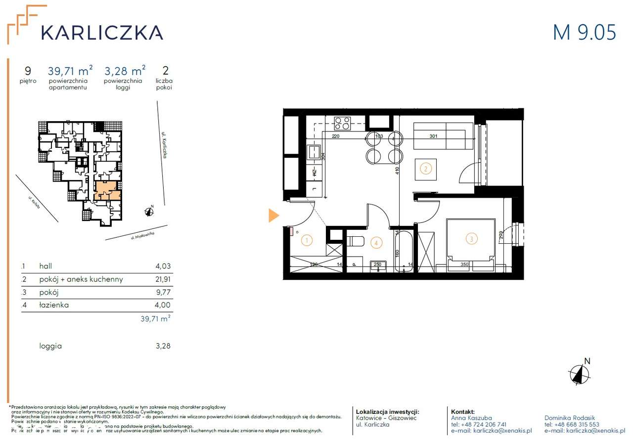 PROMOCJA !!! | Karliczka | mieszkanie 2-pok. | A.9.05
