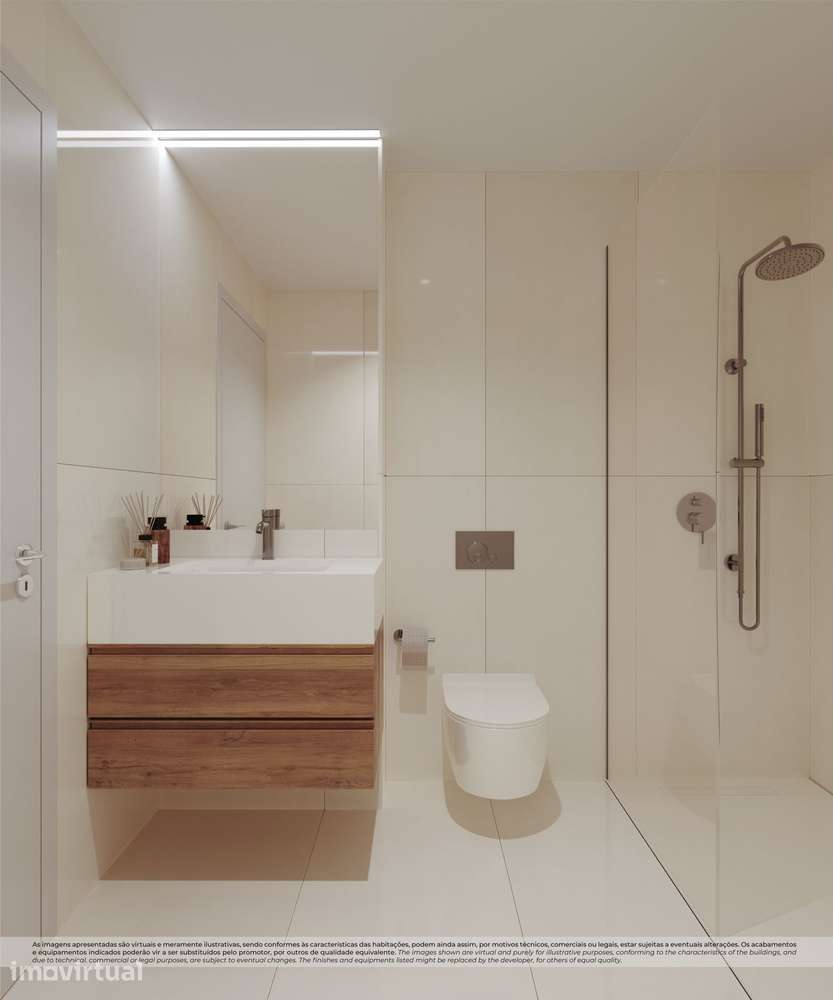 Apartamento T1 Arcozelo, Granja NOVO Lugar de Garagem e Arrumo - Grande imagem: 4/12