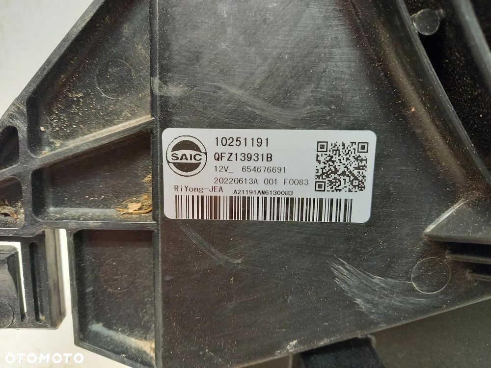MG ZS EV elektryk wiatrak wentylator chłodnic chłodnicy wody - 5