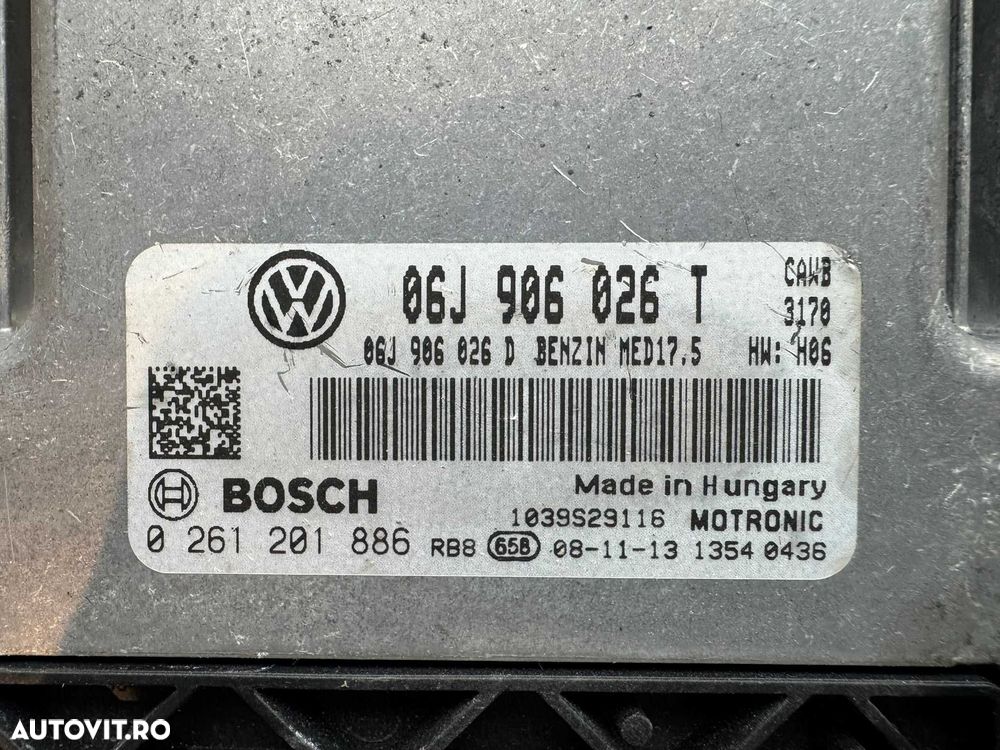 Calculator motor VW Tiguan 2.0 06J906026CT 0261S04576 MED17.5 - 2