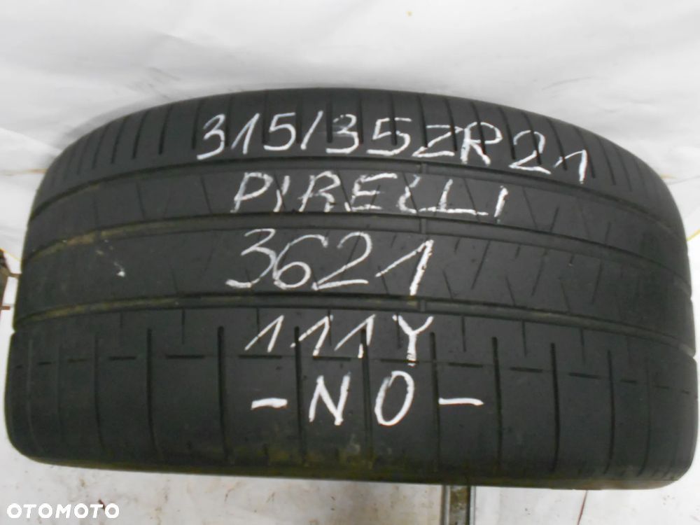 OPONA POJEDYNKA 315/35R21 PIRELLI PZERO CORSA NO DOT 3621 5.8MM - 1