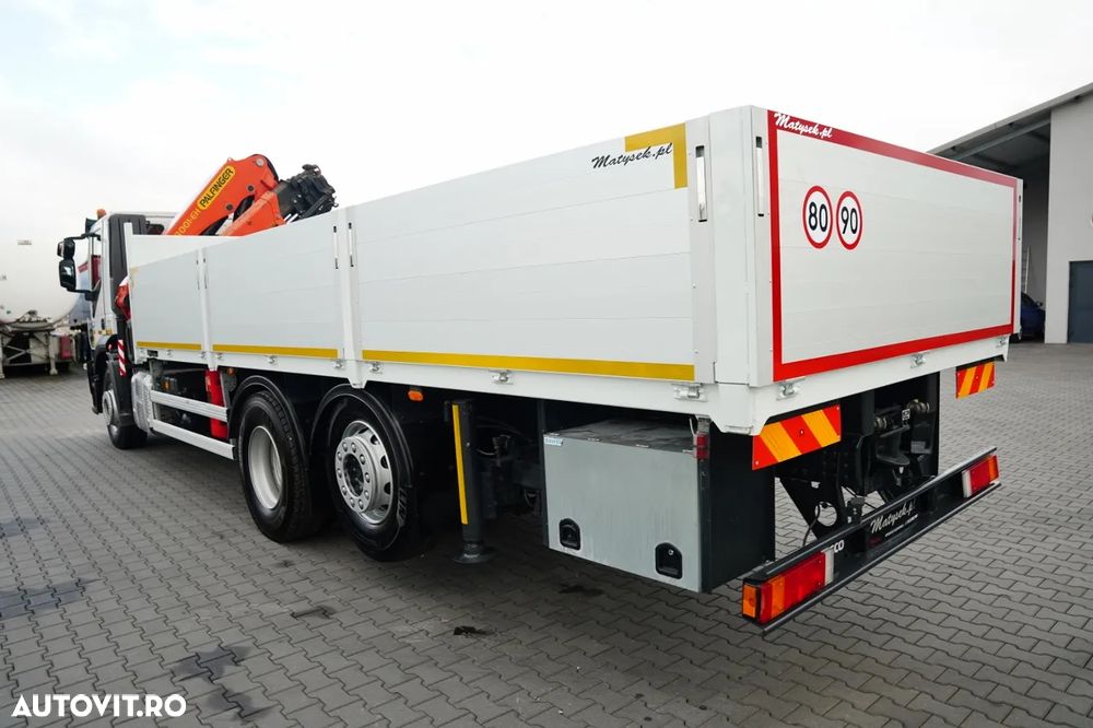 Iveco STRALIS 420 / 6x2 / LIVRARE - 7,1 M / PALFINGER PK- 23001- EH E- 17 M / MAX. CAPACITATE DE RIDICARE 5.600 KG / PUNȚĂ DE RIDICARE ȘI DIRECȚIE / EURO 6 - 18