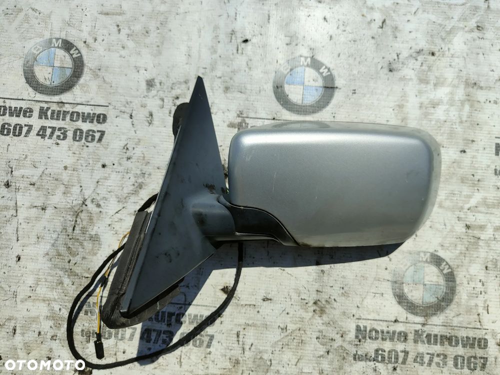 BMW E46 Sedan Kombi Lusterko Lewe Titansilber 354 7 pinów Europa - 4