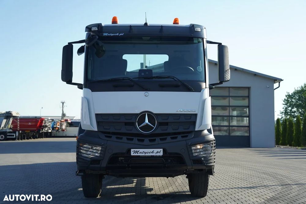 Mercedes-Benz AROCS 2636 / 6x4 / LIVRARE 7,6 M + HIAB 188 B-3 HDS / PODEA REZISTENTĂ / RADIOCOMANDĂ / ROTATOARE / FURCĂ PENTRU PALEȚI / EURO 6 - 13