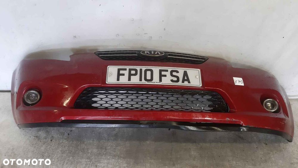 + ZDERZAK PRZÓD PRZEDNI KIA PRO CEE'D CEED 04 A4 BORDO BORDOWY HALOGENY - 1