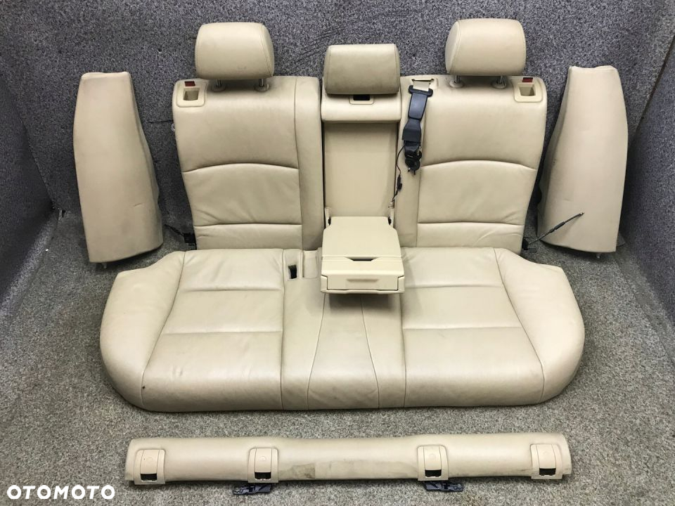 BMW F11 kanapa tylna podlokietnik tyl bezowy KOMBI - 3