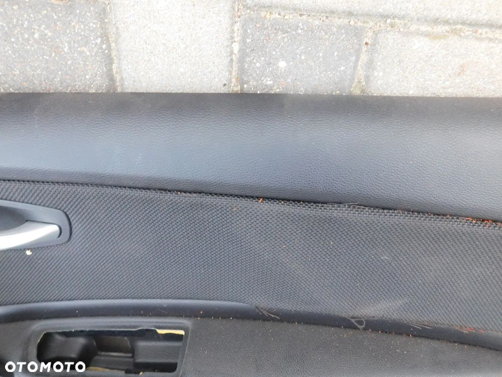 boczki drzwi tapicerka BMW E81 3D M-PAKIET CZARNA - 19