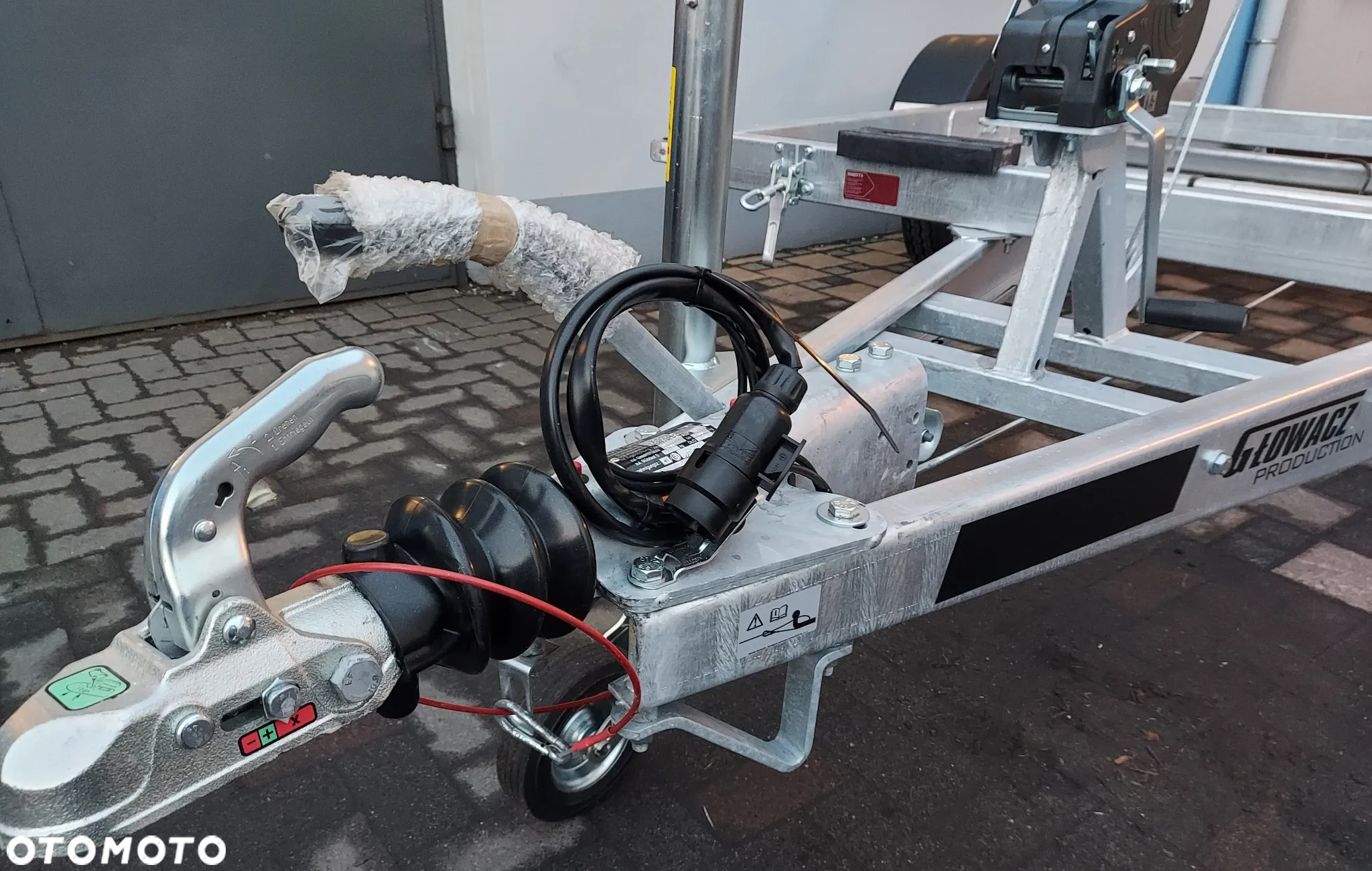 Głowacz Bardzo mocna przyczepa kablowa 270x170 dwuosiowa DMC 2700kg - 10