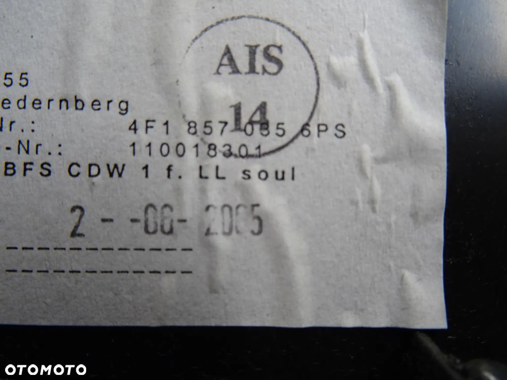 AUDI A6 C6 KOMBI 04-07 4.2 V8 SCHOWEK PASAŻERA 4F18570356PS - 5
