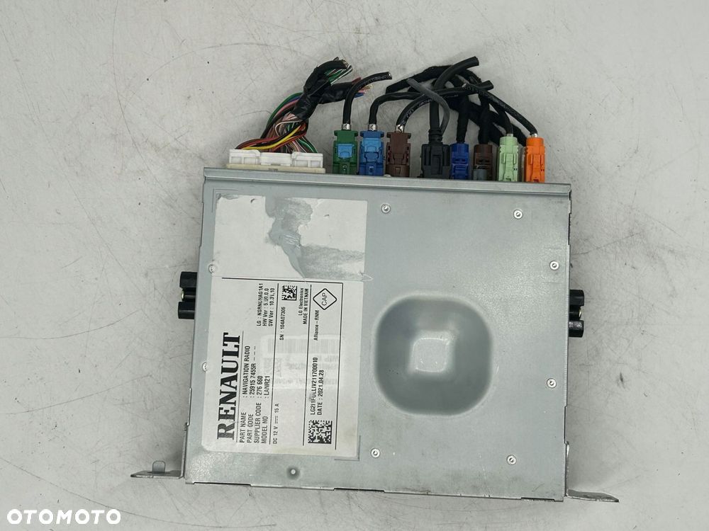 radioodtwarzacz stacja multimedialna renault trafic iii 259157455r - 2