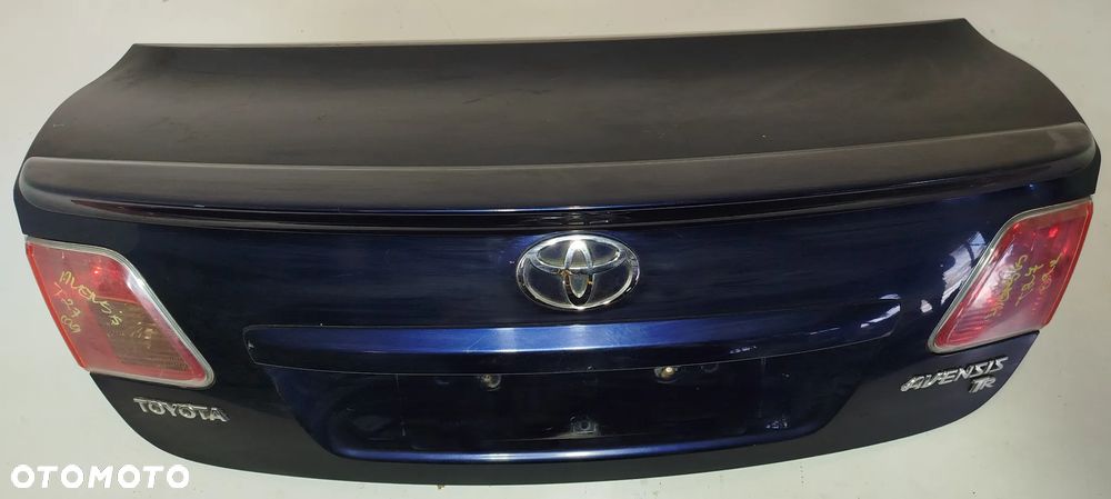 Klapa tylna bagażnika TOYOTA AVENSIS T27 09-14 SEDAN - 2