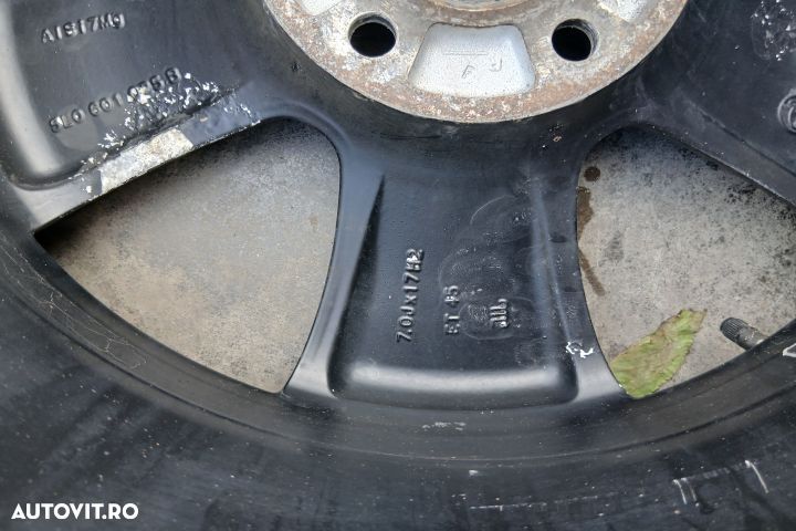 Jante aliaj cu anvelope 17 - set 5L0601025B 7.0J17H2 ET45 225/50 R17 - 9
