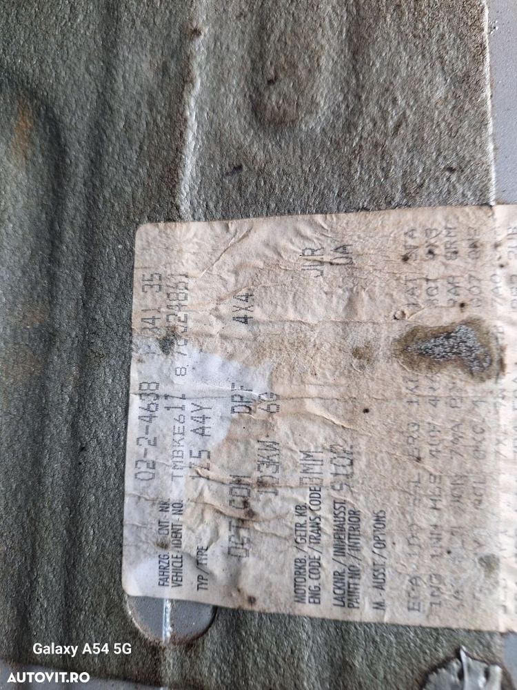 Dezmembrez Skoda Octavia 2 2.0 tdi BMM 4X4 cod culoare 9102 - 7