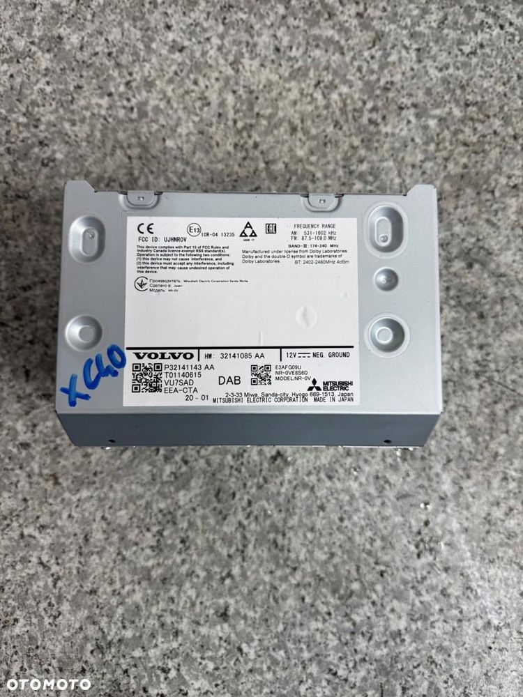 radio nawigacja dab volvo xc40 2017-2024 32141143 - 1