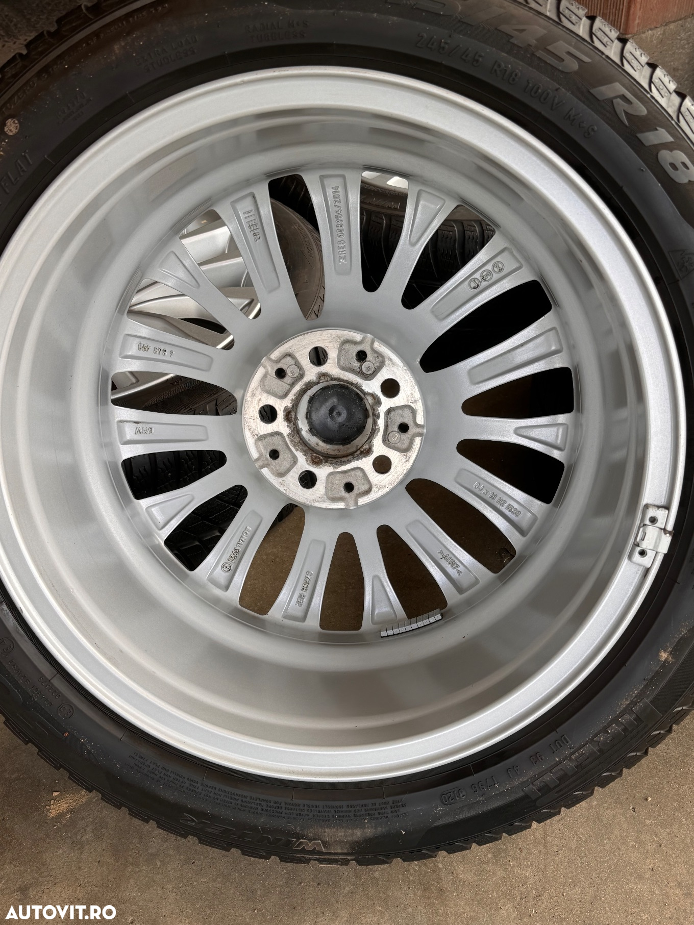 Vând jante originale BMW G30-31 pe 18” cu anvelope de iarnă - 7