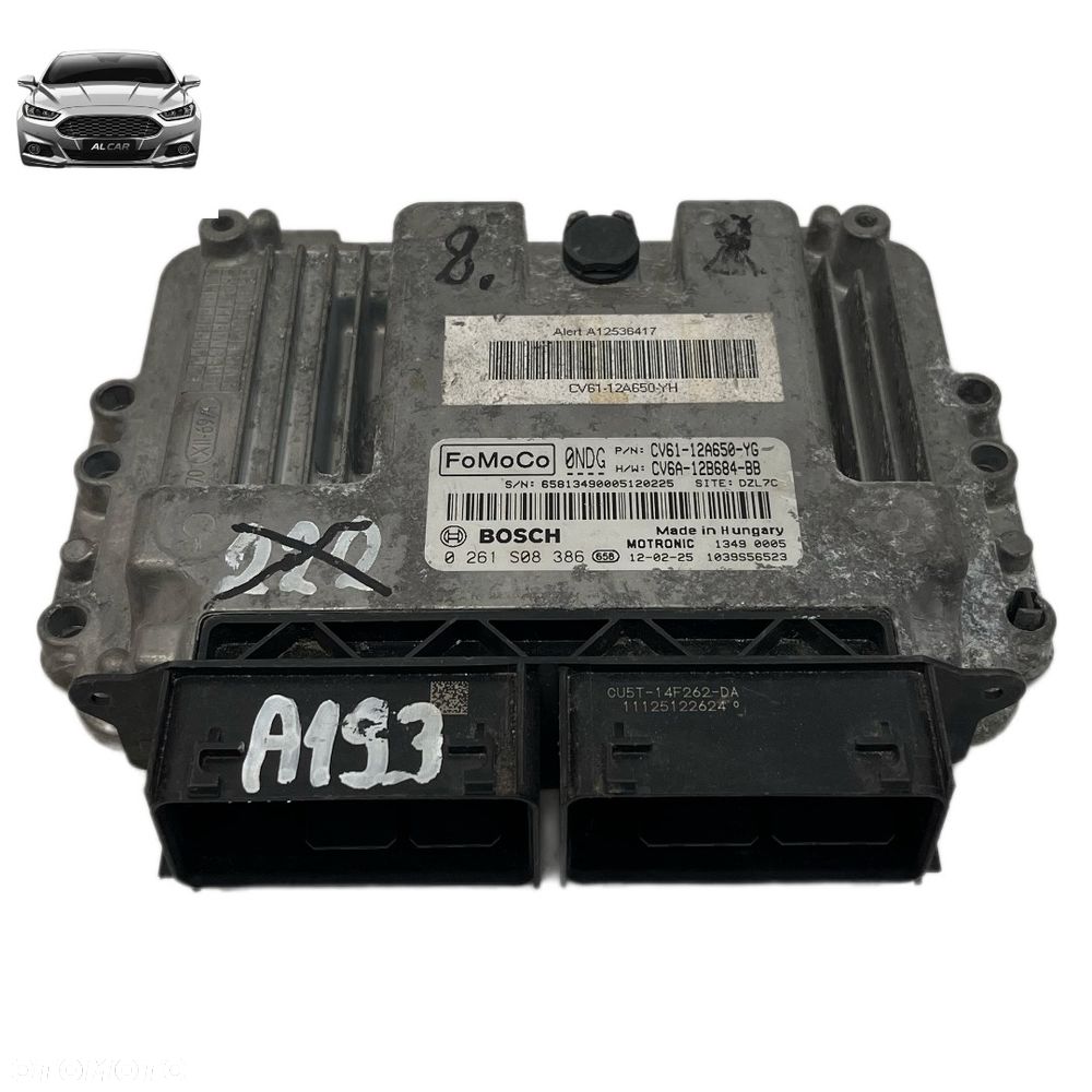 STEROWNIK SILNIKA 1.0 ECOBOOST FORD FOCUS MK3 CV61-12A650-YG - 1