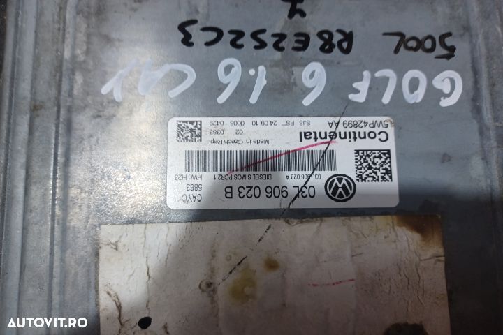 Calculator motor ECU 03L906023B 5WP42899AA - 1.6 CAY 03L906023B 5WP42 - 3