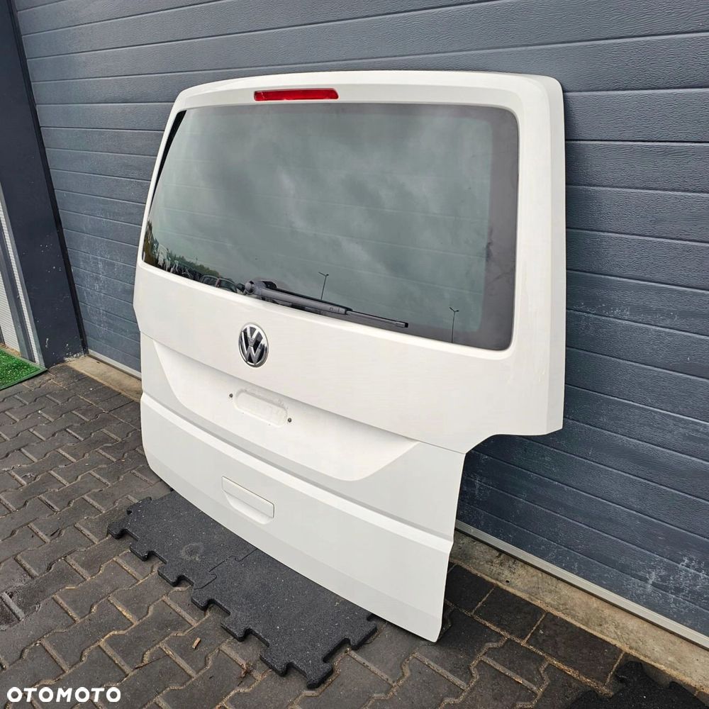 VW T6 klapa bagażnika tył biała LB9A KOMPLETNA - 2