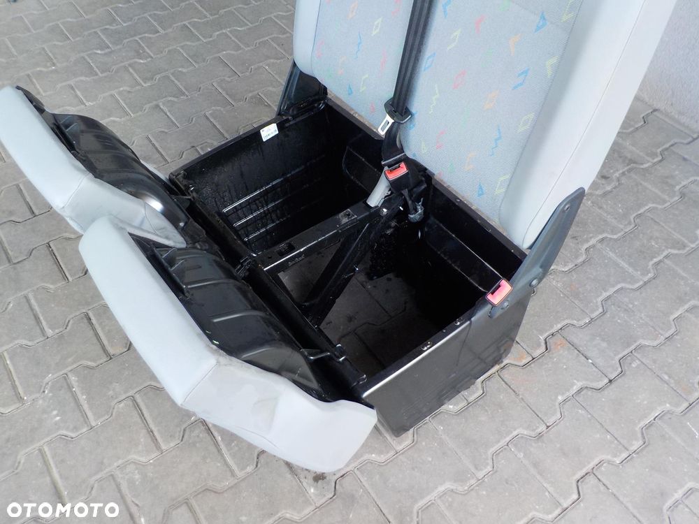 VW T5 T6 FOTEL PODWÓJNY PASAŻERA PRZÓD DWÓJKA INKA - 4